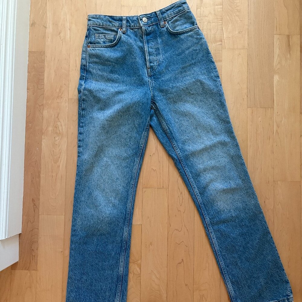 Reformation Cynthia High Rise Straight Leg Jeans